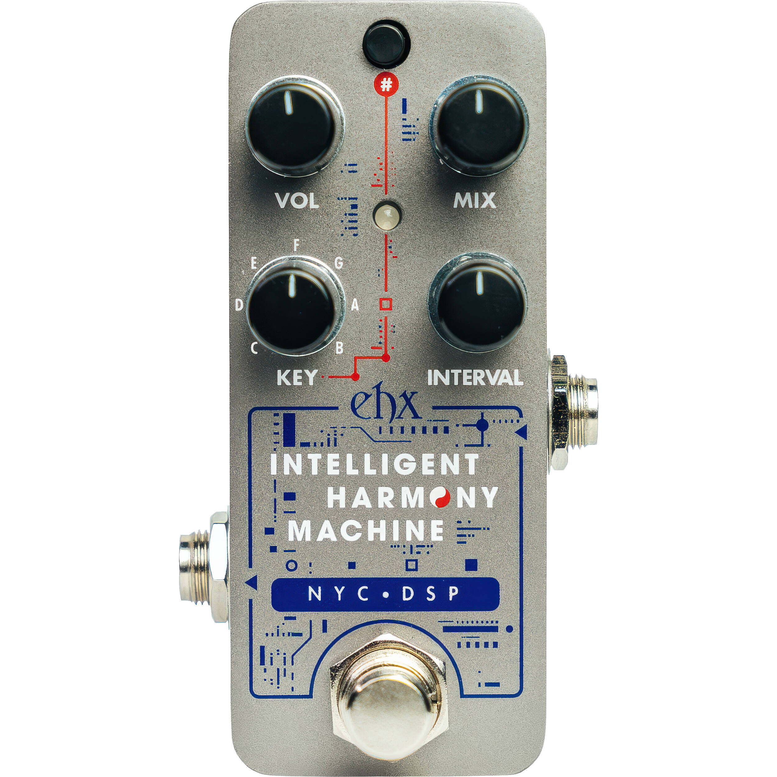 Electro Harmonix Pico Intelligent Harmony Machine pedal with compact design and multiple harmony settings.