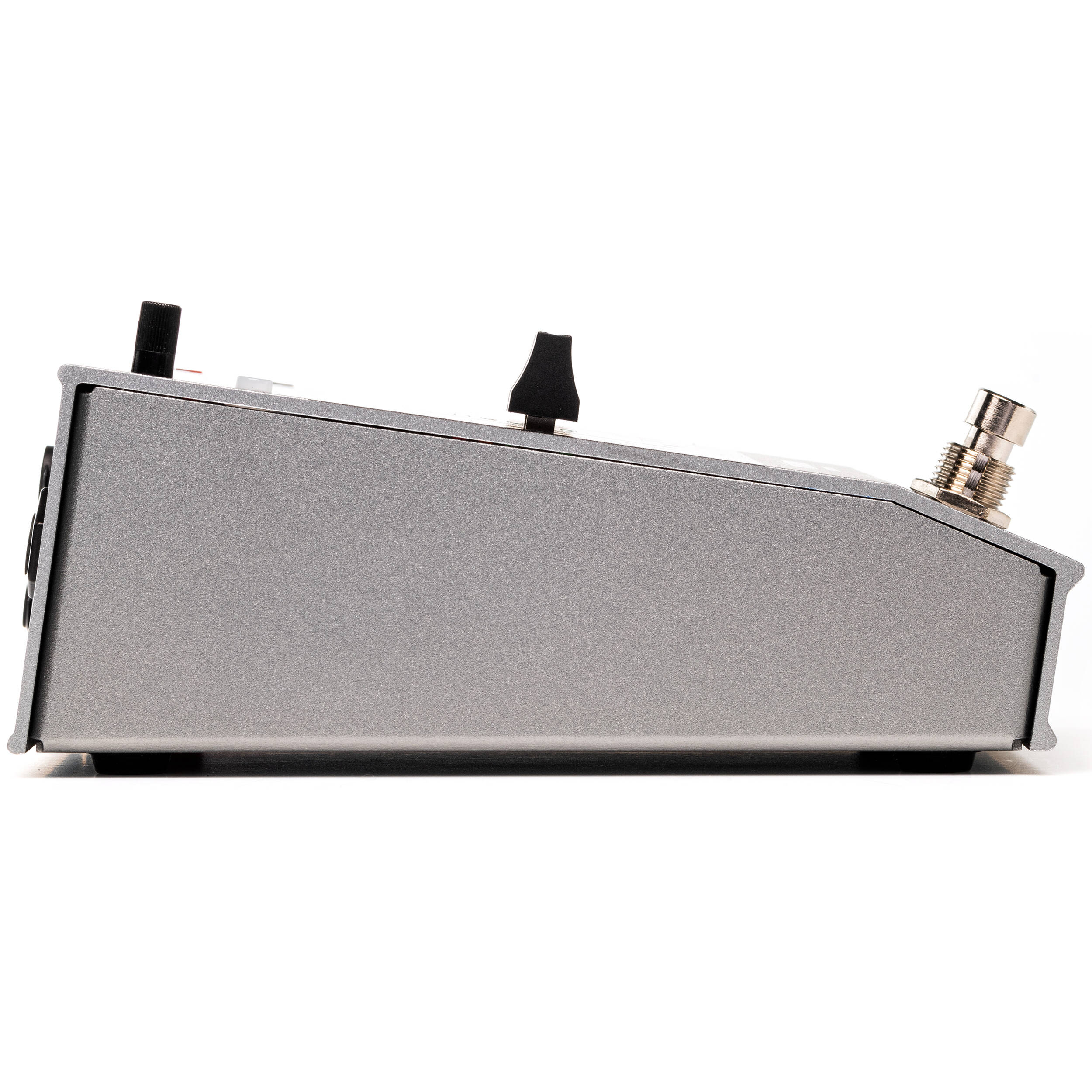 Electro Harmonix Effects Interface hardware pedal for guitar and bass, with input and output jacks and control knobs.