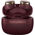 Bowers & Wilkins Pi8 wireless in-ear headphones with sleek black earbuds and inline remote on a white background.