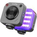 SmallRig Neo Mini LED Video Light P108 RGB light showing compact, adjustable design with multiple color options for video lighting.
