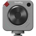 SmallRig Neo Mini RGB LED Video Light P108 showing compact, portable design with adjustable color and brightness settings.