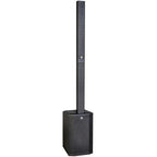 HK Audio POLAR 12 MK2 active column speaker with sleek black design and multiple speaker drivers, ideal for professional audio setups.