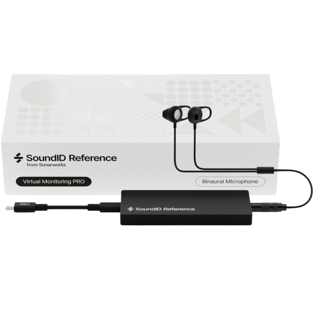 Sonarworks SoundID Reference Virtual Monitoring PRO room calibration software interface on computer screen.