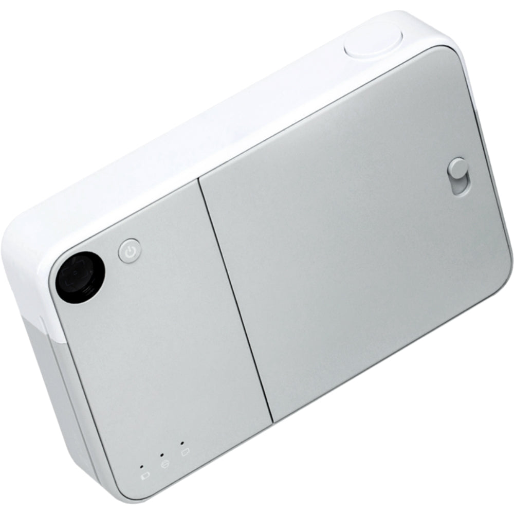 Kodak Printomatic instant compact camera with black body and lens, ready to print photos on the spot.