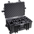 B&W Cases Type 6700 Divider System for video equipment bags, showing internal foam compartments and protective dividers.