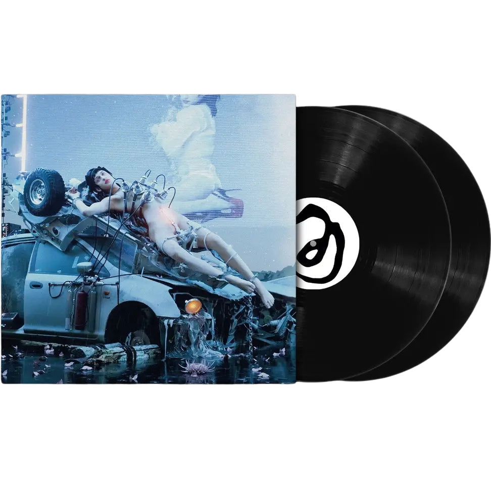Black Arca vinyl 2LP record by XL Recordings, featuring electronic music with a sleek black album cover.
