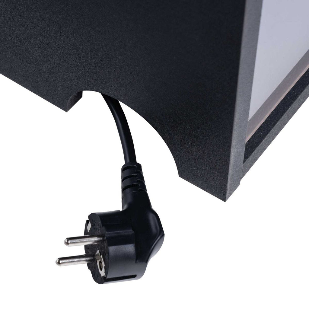 Glorious Modular Mix Station DJ table with multiple compartments and a sleek black finish for professional music setup.