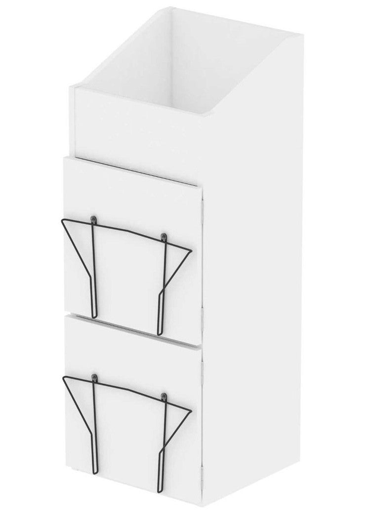 Glorious Record Box Display Door (White)