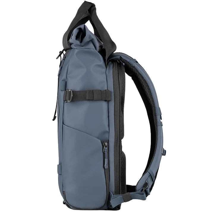Wandrd Prvke bag for video equipment, showing durable black case with multiple compartments and adjustable straps.