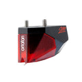Ortofon 2M Red Verso turntable cartridge with stylus, designed for high-quality vinyl record playback and audio clarity.