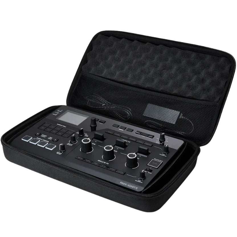AlphaTheta DJC-RMXIGNITE DJ hardcase bag with padded exterior and secure zipper for RMX-IGNITE DJ equipment protection.
