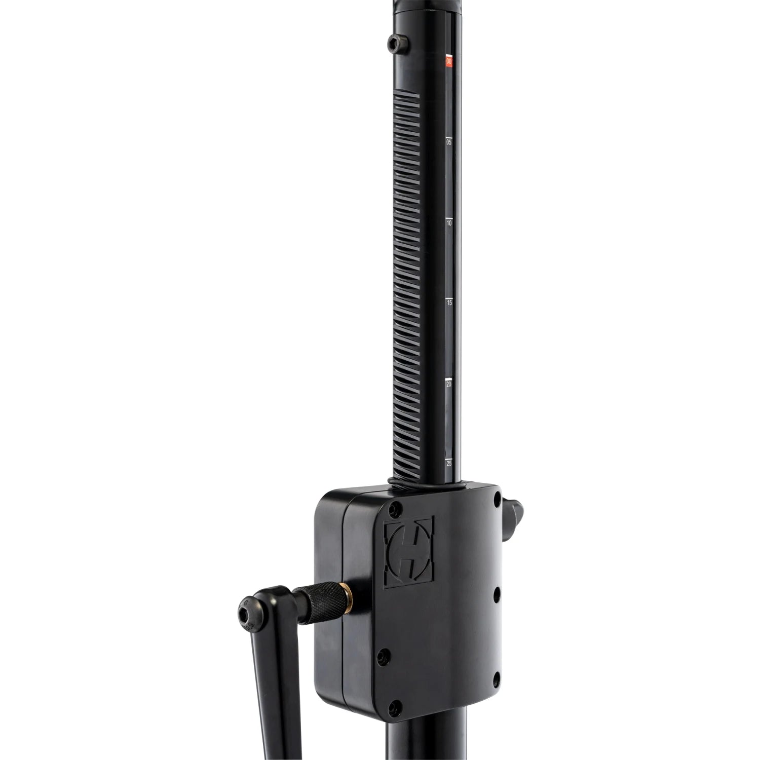 Hercules Stands SS710B speaker stands with adjustable upper shaft for securely elevating audio speakers.