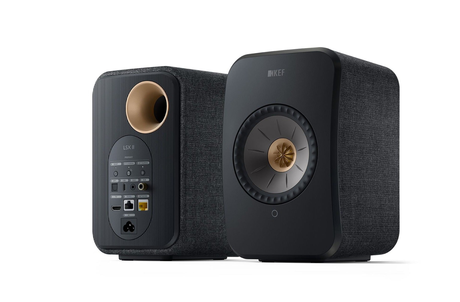 KEF LSX II (Pair, Carbon Black)
