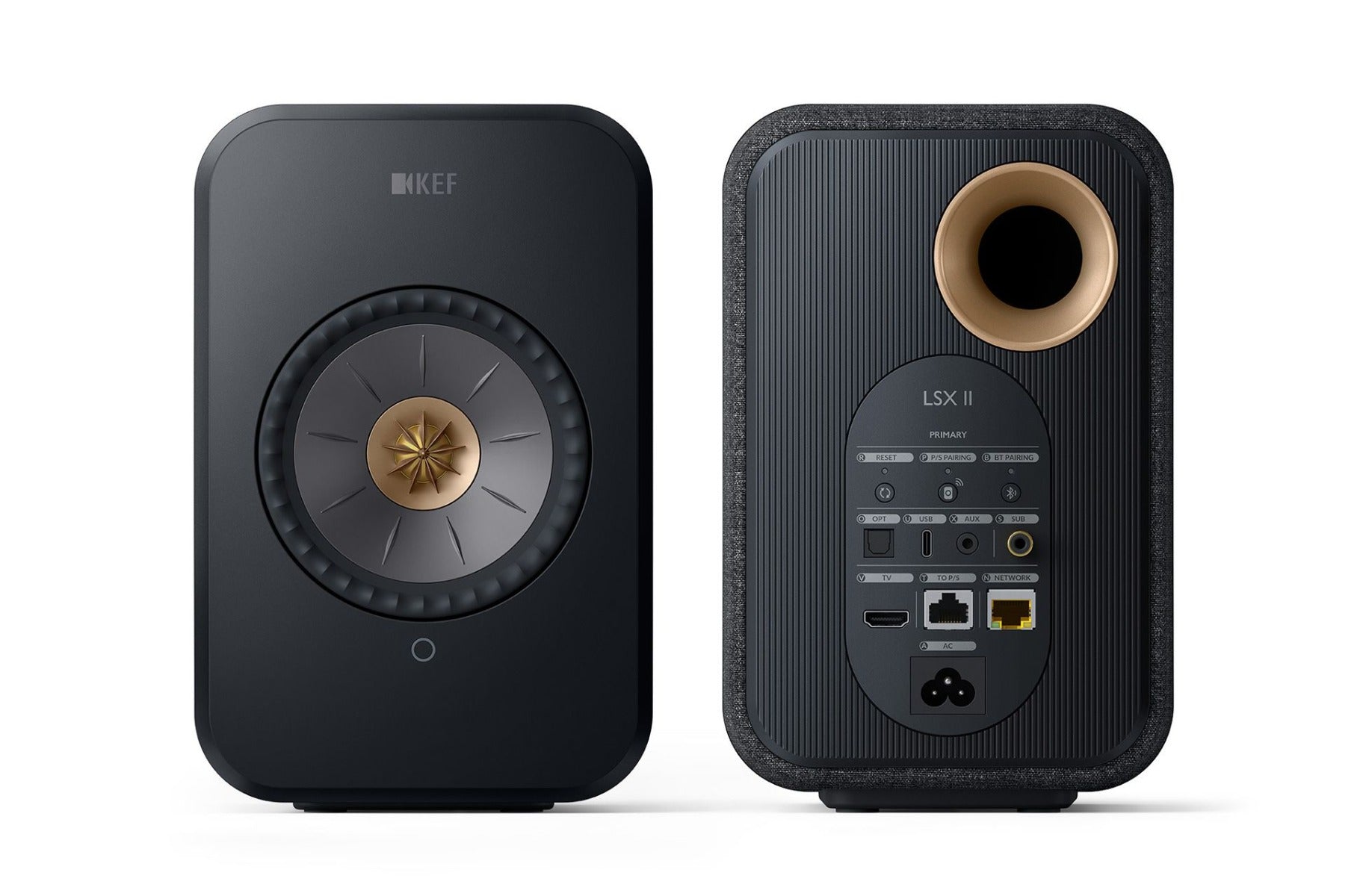 KEF LSX II (Pair, Carbon Black)