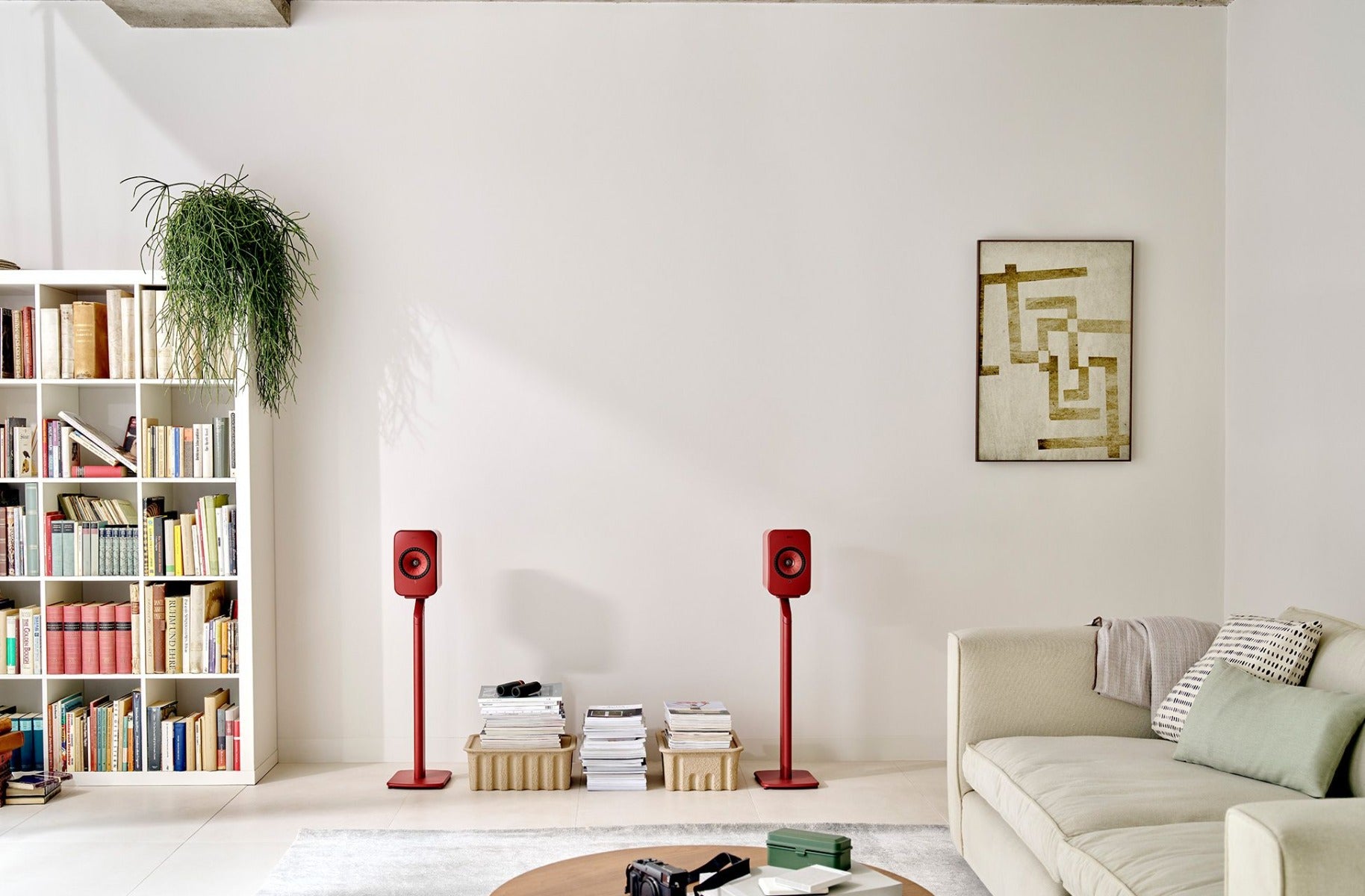 KEF LSX II (Pair, Lava Red)