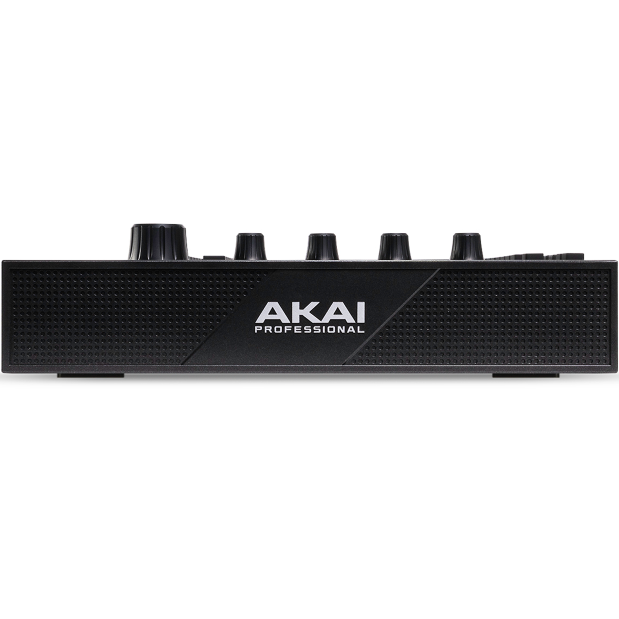 Akai Professional MPC Live III drum machine and sampler with touchscreen, pads, and control knobs in a compact music production device.