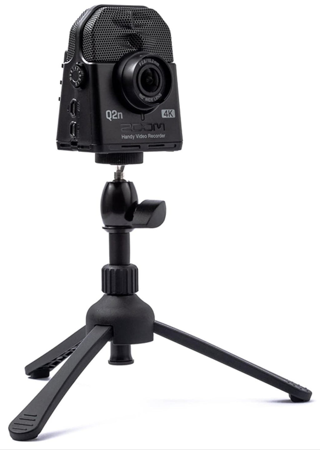 Zoom TPS-5 desktop microphone stand with adjustable arm and sturdy base for professional audio recording and streaming.