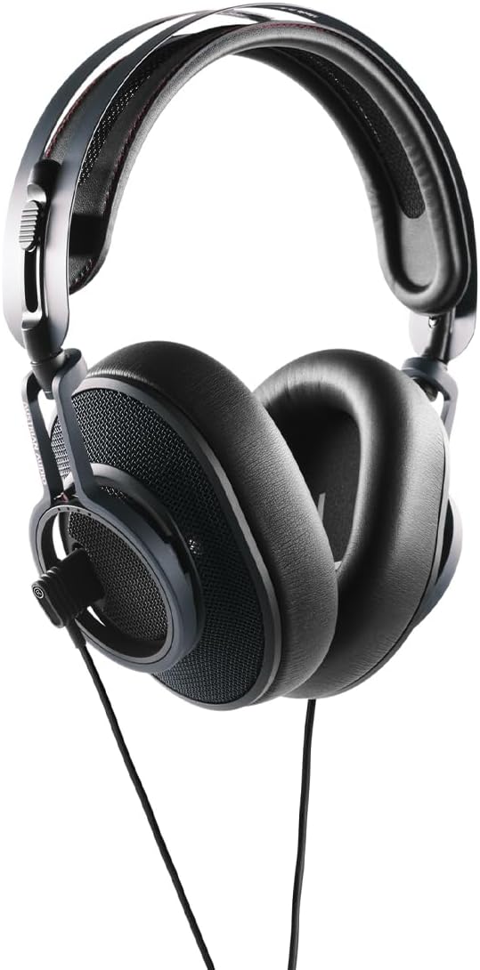 Austrian Audio The Composer wired headphones with over-ear design and black finish, featuring padded ear cups and headband.