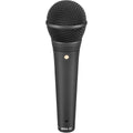Rode M1 dynamic microphone with a black body and grille, ideal for live vocals and performances.