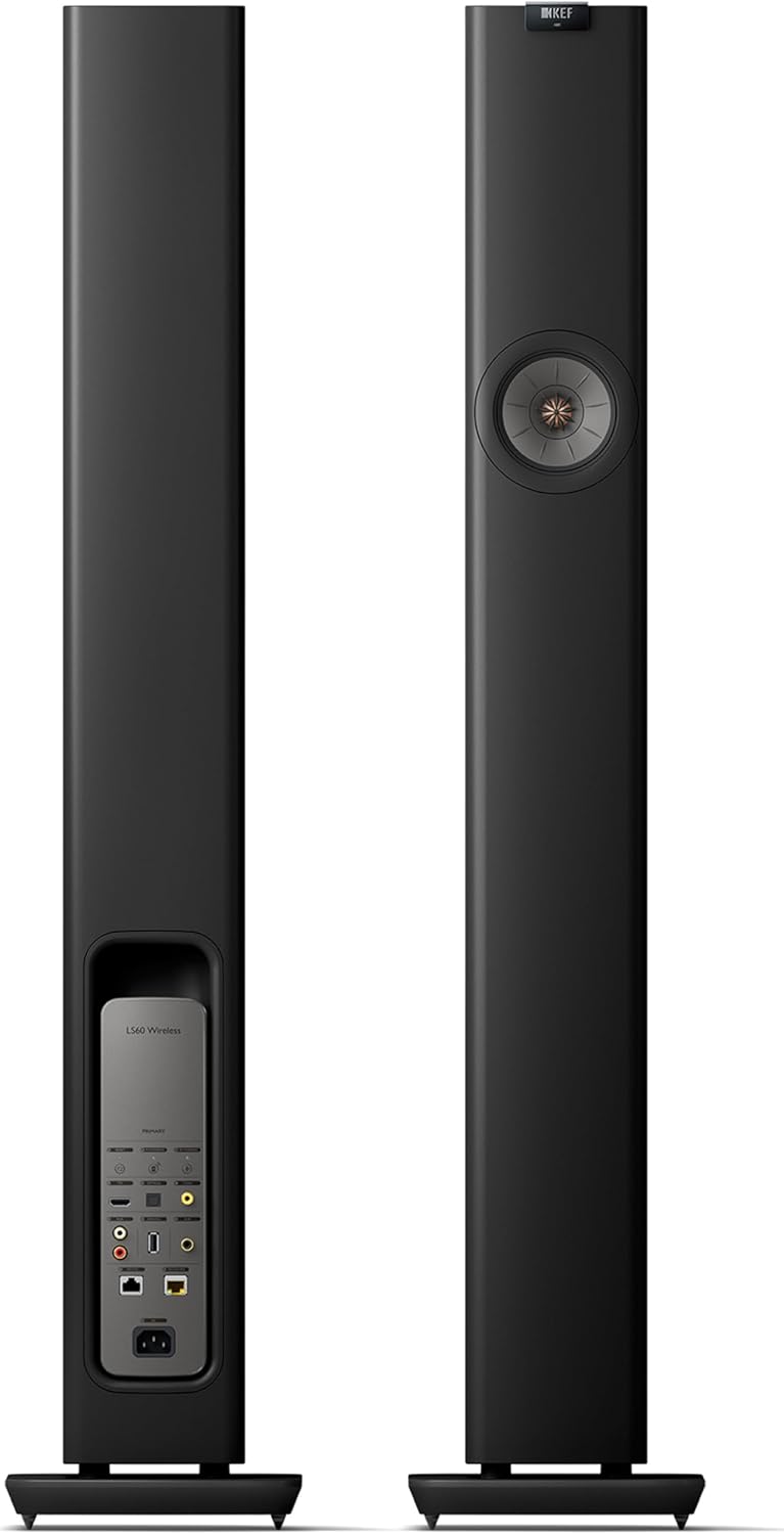KEF LS60 Wireless (Pair, Carbon Black)