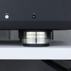 IsoAcoustics Orea Indigo speaker stands with sleek design and sturdy build, elevating and supporting audio speakers.