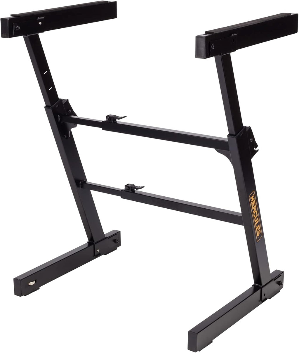 Hercules Stands KS400B keyboard stand supporting a digital keyboard on a plain background.