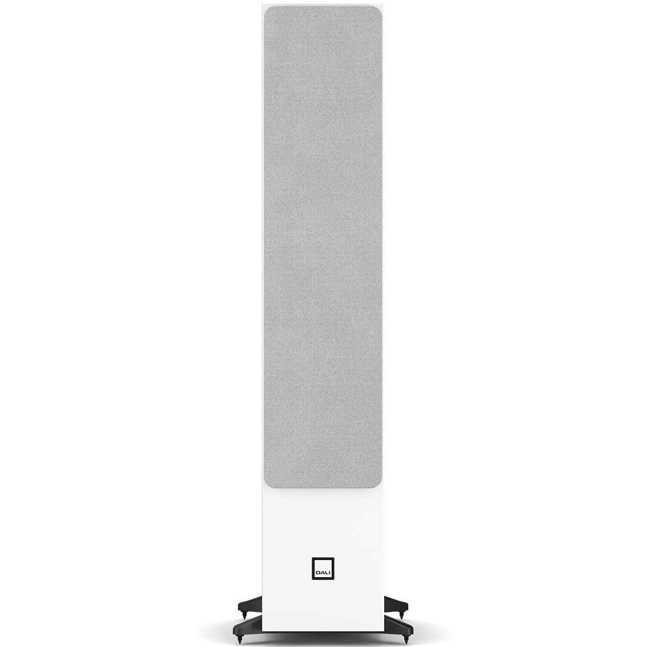 DALI Sonik 9 passive floorstanding speakers with sleek black cabinets and multiple drivers for high-quality stereo sound.