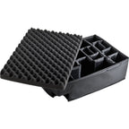 B&W Cases Type 6700 divider system for video equipment bags and cases, showing adjustable foam dividers inside the storage compartment.