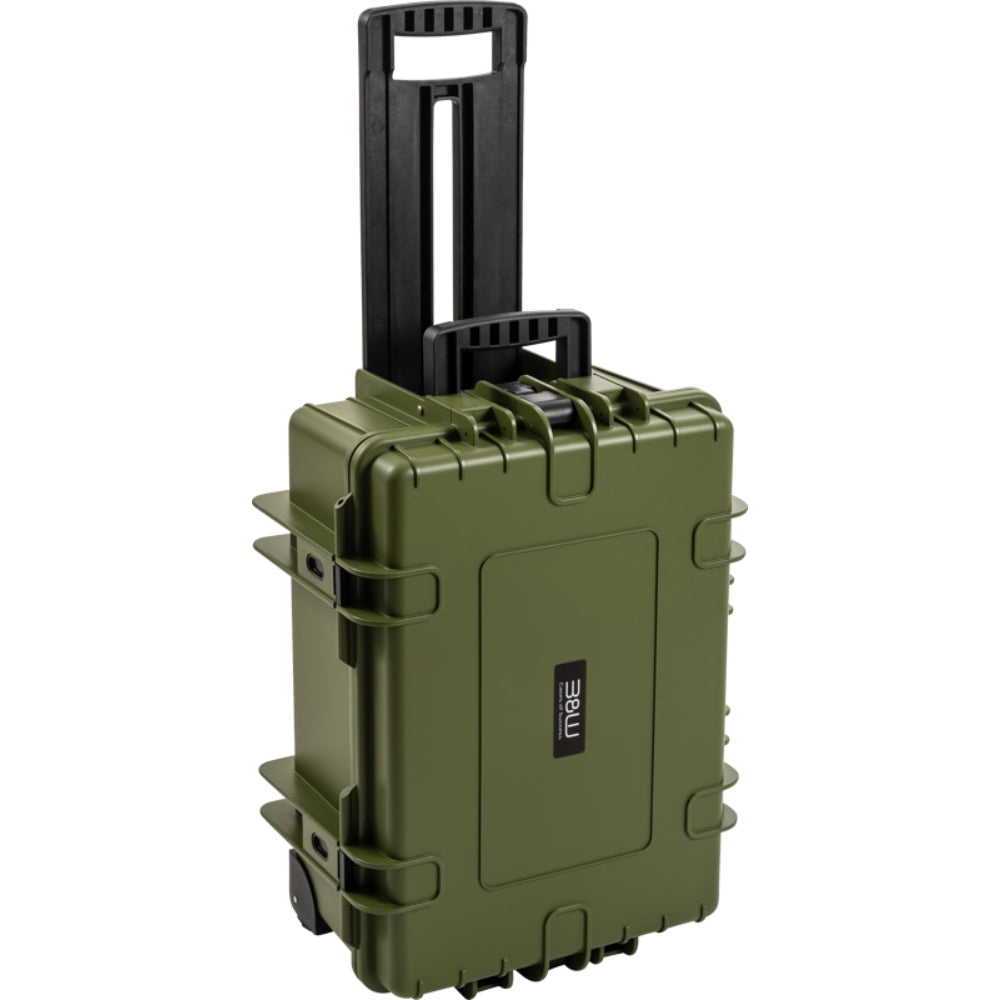 B&W Cases Type 6700 Divider System for video equipment bags, showing padded compartments and adjustable dividers inside a rugged case.