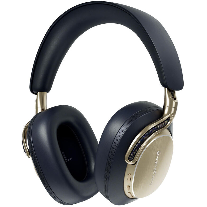 Bowers & Wilkins Px8 S2 wireless headphones with sleek black over-ear design and premium ear cushions.