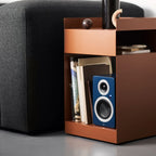 Argon Audio Forte A4 WiFi active bookshelf speakers with black wood finish, showcasing modern design and speaker drivers.