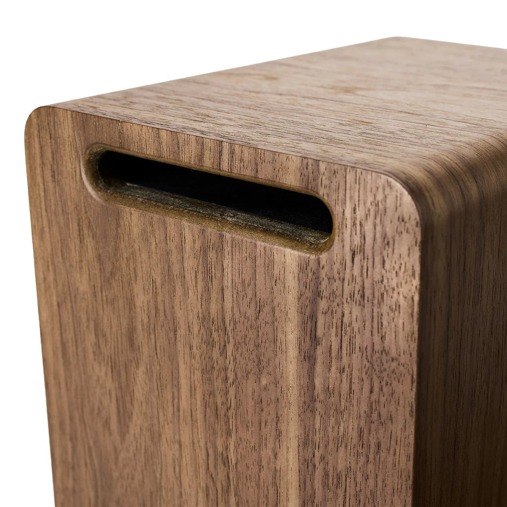 Argon Audio Forte A5 WiFi active bookshelf speakers with black finish and modern design, featuring front-facing drivers.