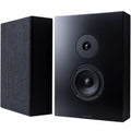 Black Argon Audio Forus 5 wall-mounted in-wall speaker with sleek design, suitable for outdoor and indoor audio setups.