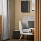 Argon Audio Forus 5 wall-mounted in-wall and outdoor speakers with white enclosures, designed for seamless indoor or outdoor audio.
