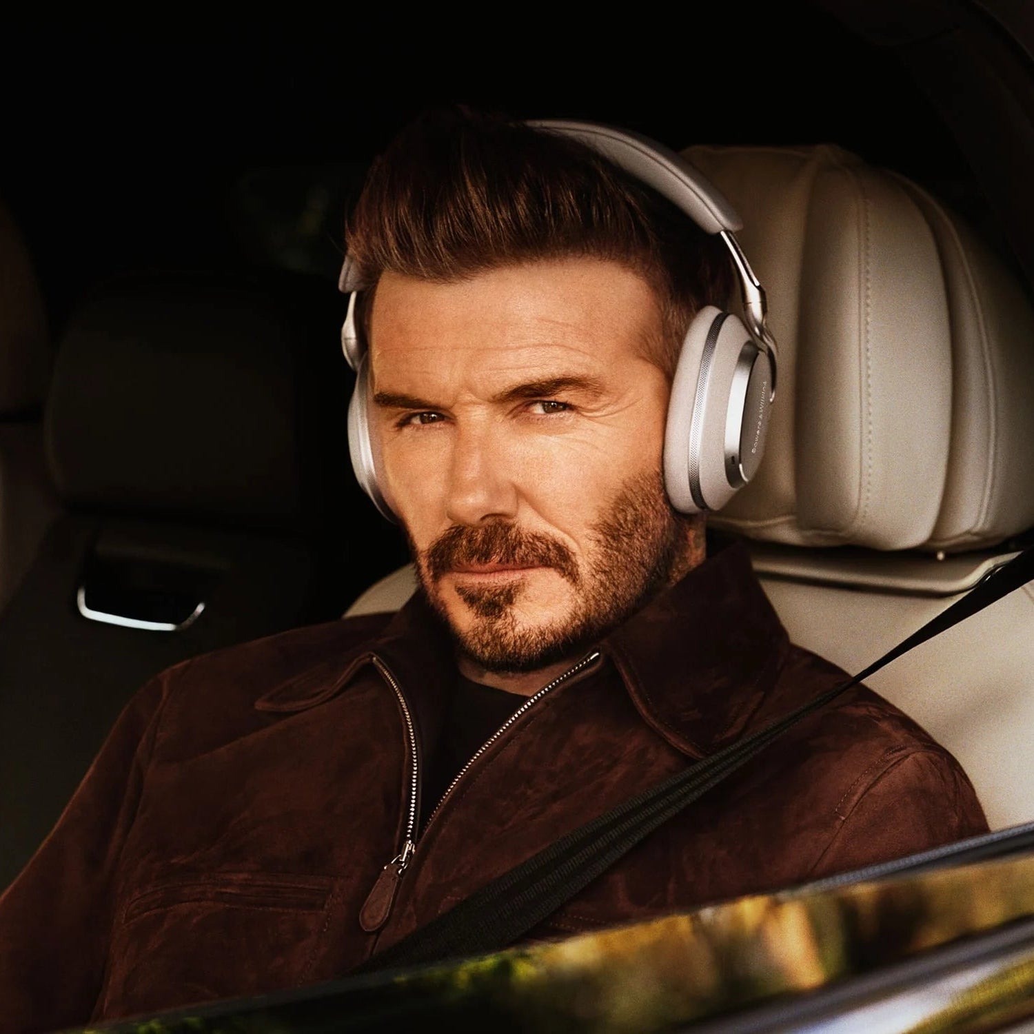 Bowers & Wilkins Px8 S2 wireless headphones with sleek black ear cups and headband, showing the premium design and build quality.