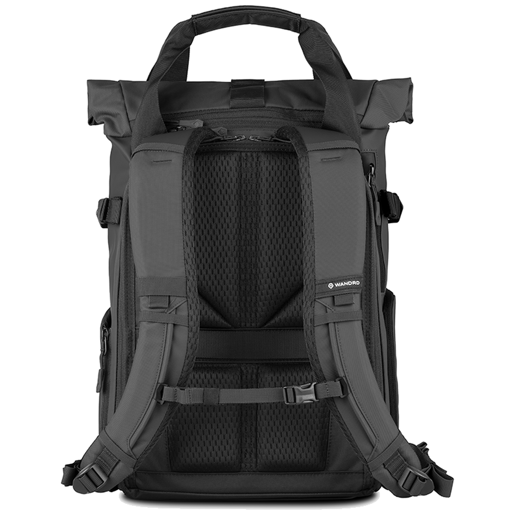 Wandrd Prvke 15L photo bundle camera bag in black with video equipment compartments and padded interior for secure gear storage.