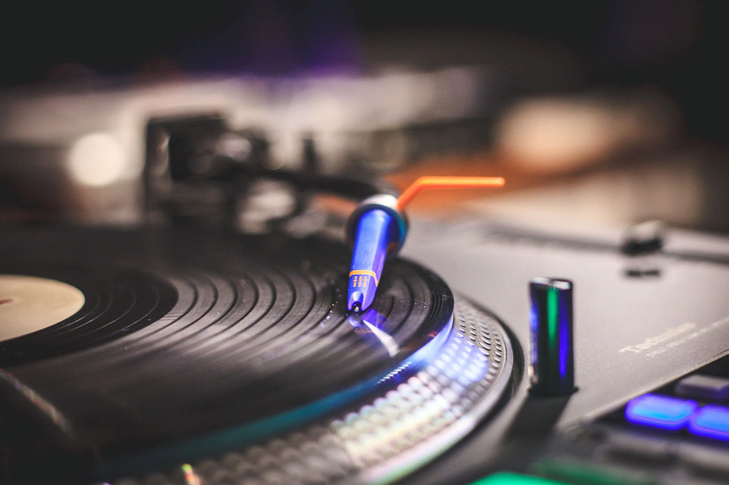 Two Ortofon Concorde DJ MK2 turntable cartridges with protective case, designed for professional DJ turntables.