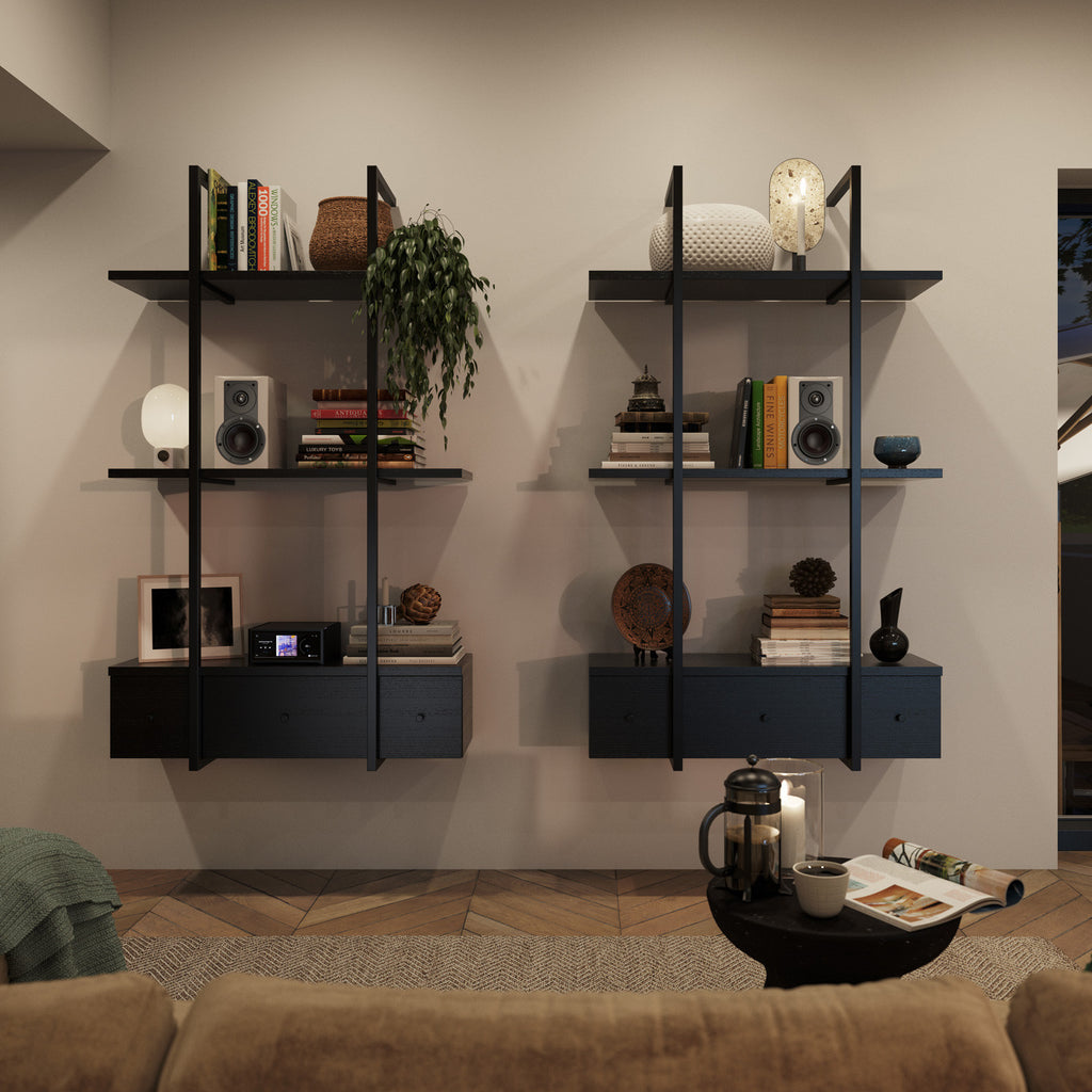 DALI Opticon 1 MK2 passive bookshelf speakers with white finish and sleek design, showing the front grille and speaker drivers.