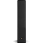 DALI Opticon 6 MK2 passive floorstanding speakers with sleek black finish and modern design on a white background.