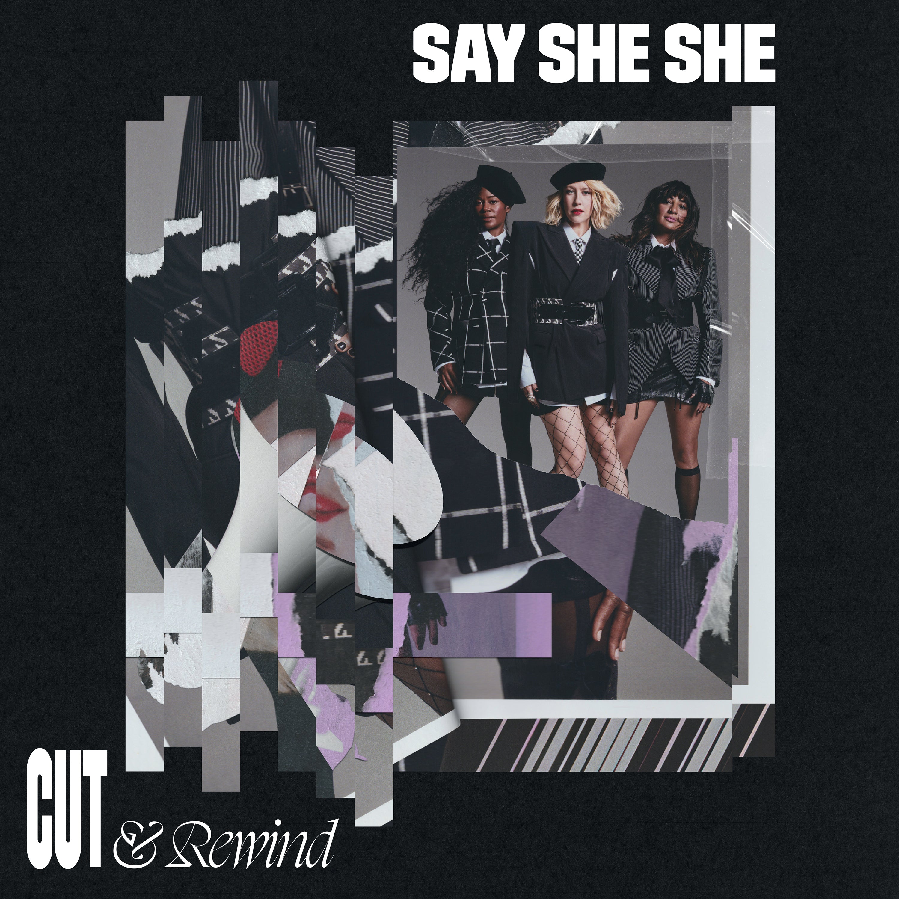 Drink Sum Wtr Say She She - Cut & Rewind limited edition lilac colored vinyl LP, featuring rock, indie, and pop music.