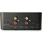 Essentials BT3 Connect Bluetooth and Wi-Fi audio receiver showing compact device with ports and controls on a white background.