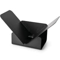 Essentials Formel-V turntable accessory in black, featuring sleek design and components for improved audio performance.