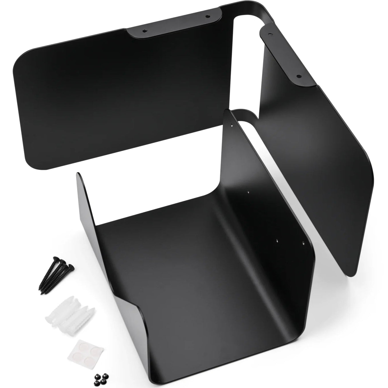 Essentials Formel-V turntable accessory in black, designed to enhance turntable performance and stability.