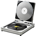 Pro-Ject Flatten it turntable isolation accessory with a sleek black design, reducing vibrations for improved sound quality.