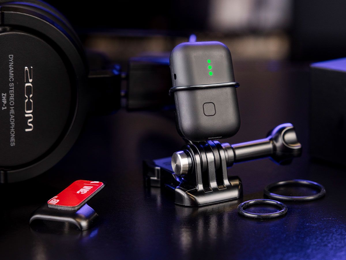 Instamic Pro Plus C portable recorder with flexible mounting options, compact design, and professional audio recording features.