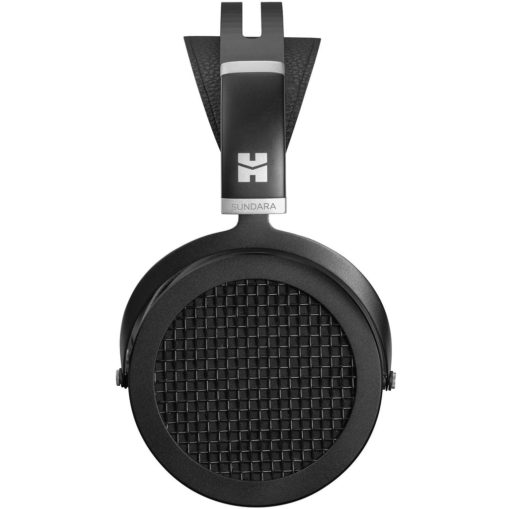 HiFiMAN Sundara wired planar magnetic headphones with open-back design and plush ear cushions.