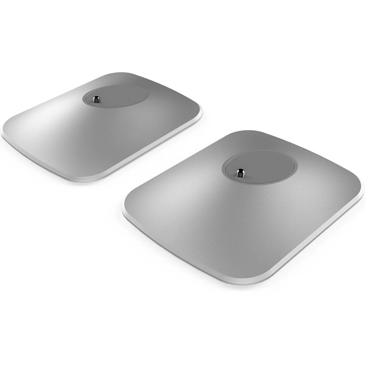 KEF P1 Desk Pad speaker stands, close up