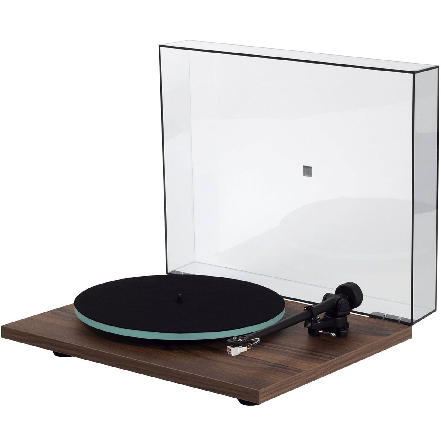 Rega Planar 2 turntable with Nd3 cartridge, showcasing a sleek design and tonearm setup on a sturdy plinth.