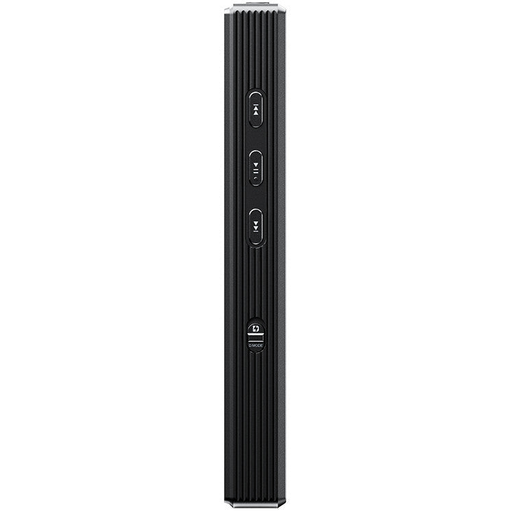 FiiO M33 R2R portable music player with sleek display and control buttons, designed for high-quality audio playback.