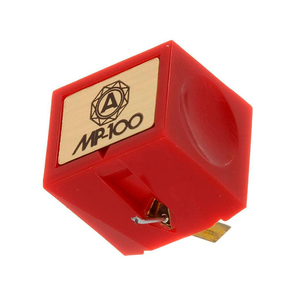 Nagaoka JN-P100 stylus for turntable cartridges, showcasing a sleek, precise needle designed for high-quality vinyl playback.